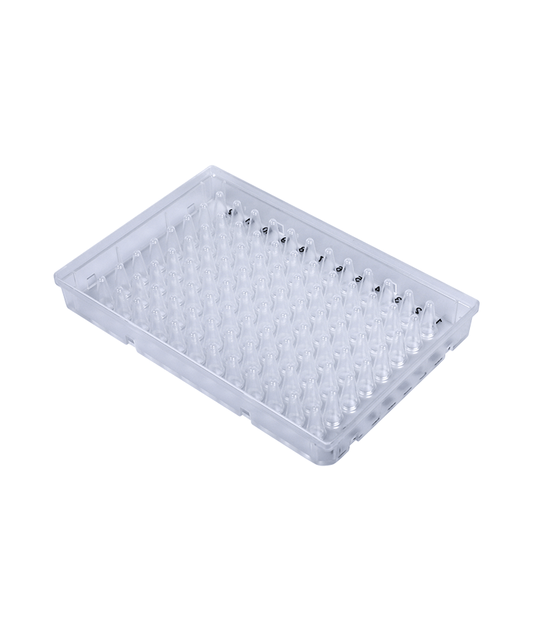 PCR20-C-96-FS-BC 0,2 мл прозрачный 96-луночный планшет для ПЦР с полной юбкой